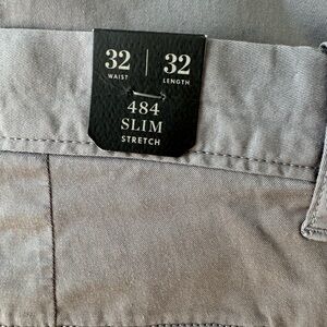 J Crew 484 Slim Stretch Light Gray NEW